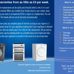 Washer Dryer Extended Warranty