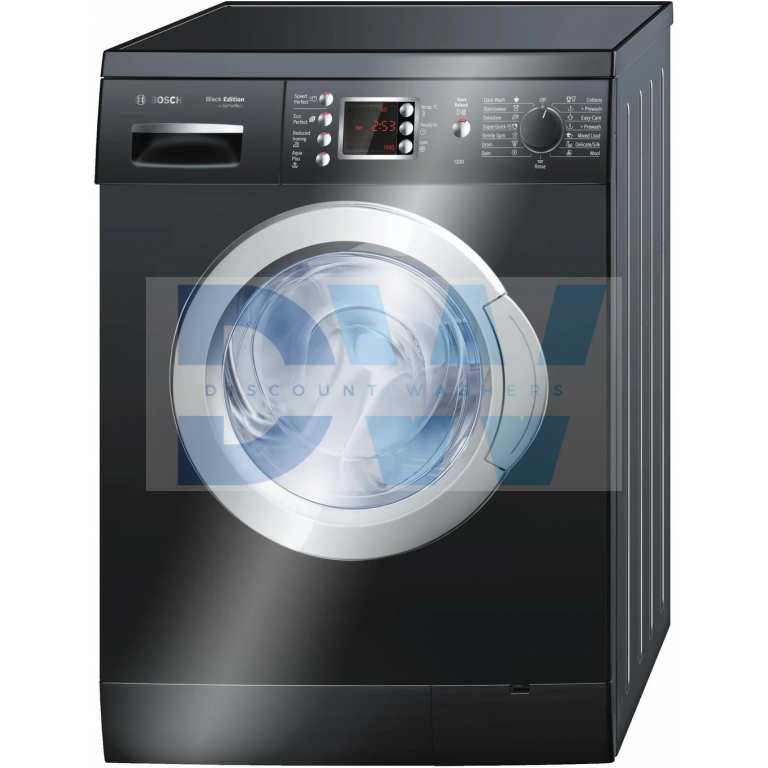 black bosch washing machine