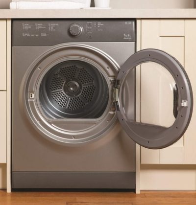 silver tumble dryer
