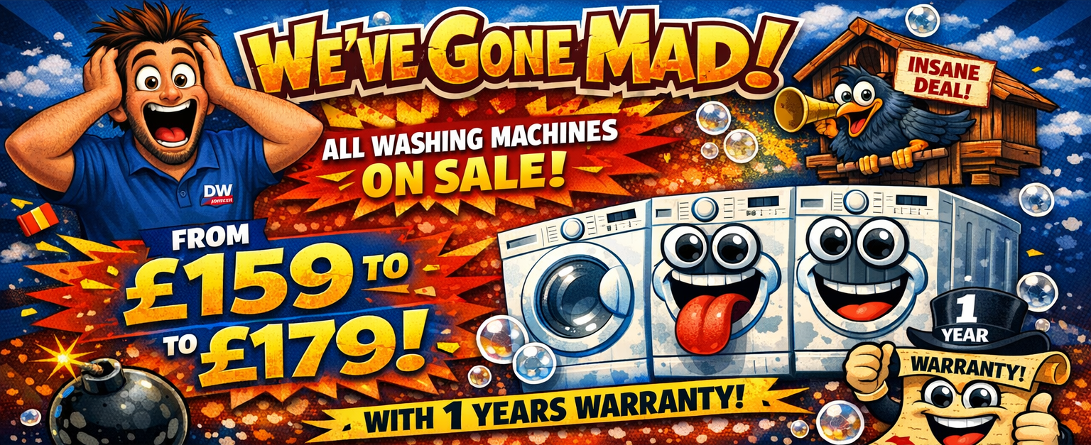 Washing machine sale banner